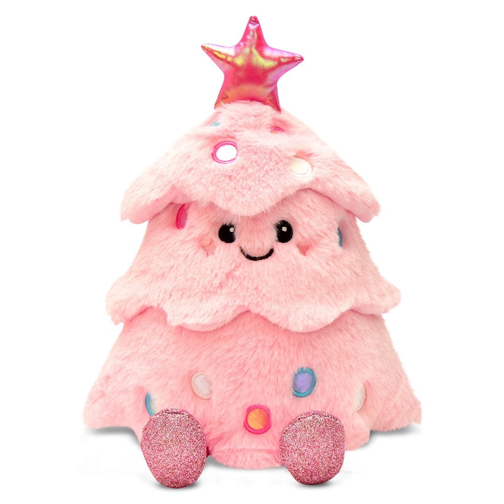 iScream iScream Glitter Pink Christmas Tree Plush - Little Miss Muffin Children & Home
