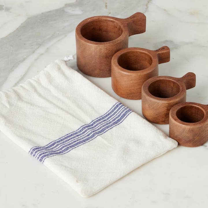 French Bistro Wood Measuring Cups