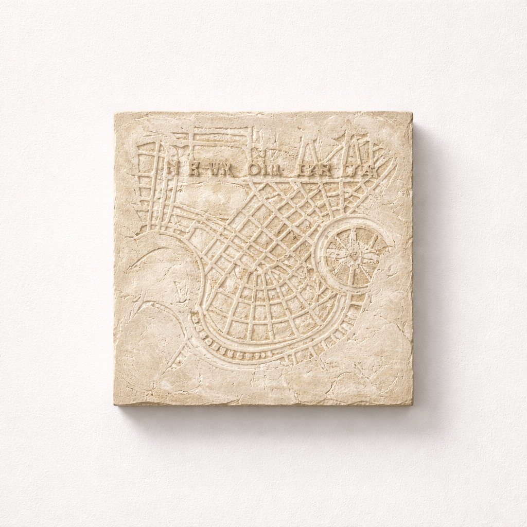 Cream Riverbend Map 10x10