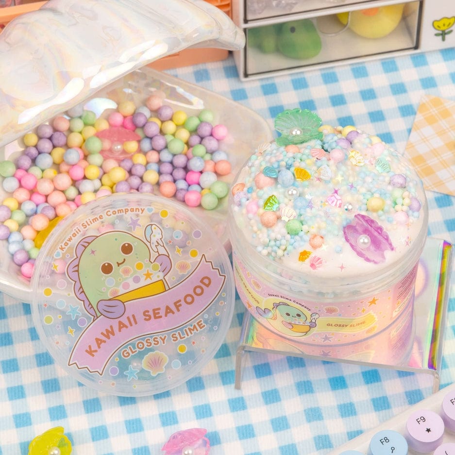 Kawaii Slime Company Kawaii Slime Company Kawaii Seafood Glossy Semi-Floam Slime - Little Miss Muffin Children & Home