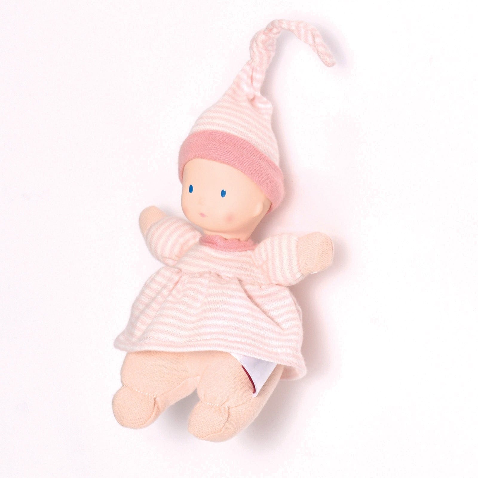 Tikiri Toys Tikiri Toys Precious Doll with Natural Rubber Head in Striped Dress - Little Miss Muffin Children & Home