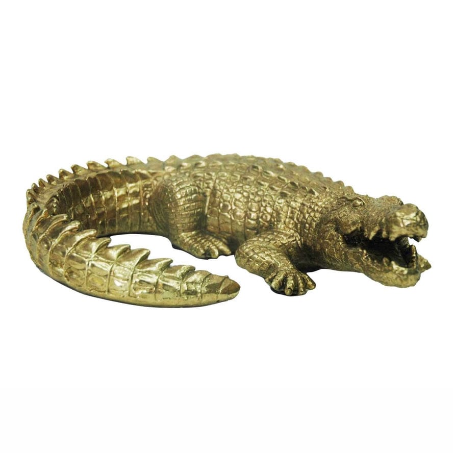 Gold Crocodile Decor