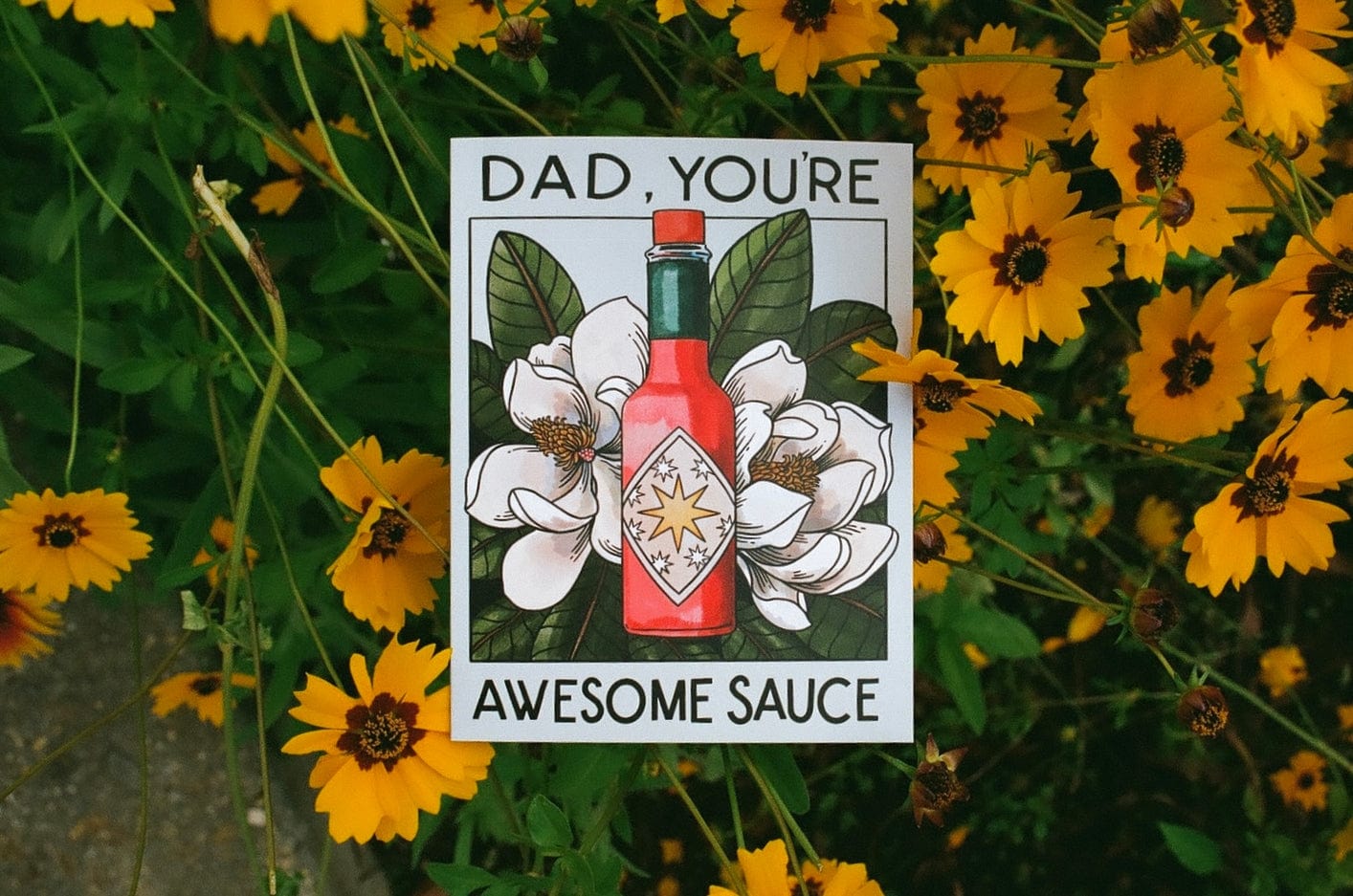 Mattea Mattea Dad, You're Awesome Sauce Card - Little Miss Muffin Children & Home