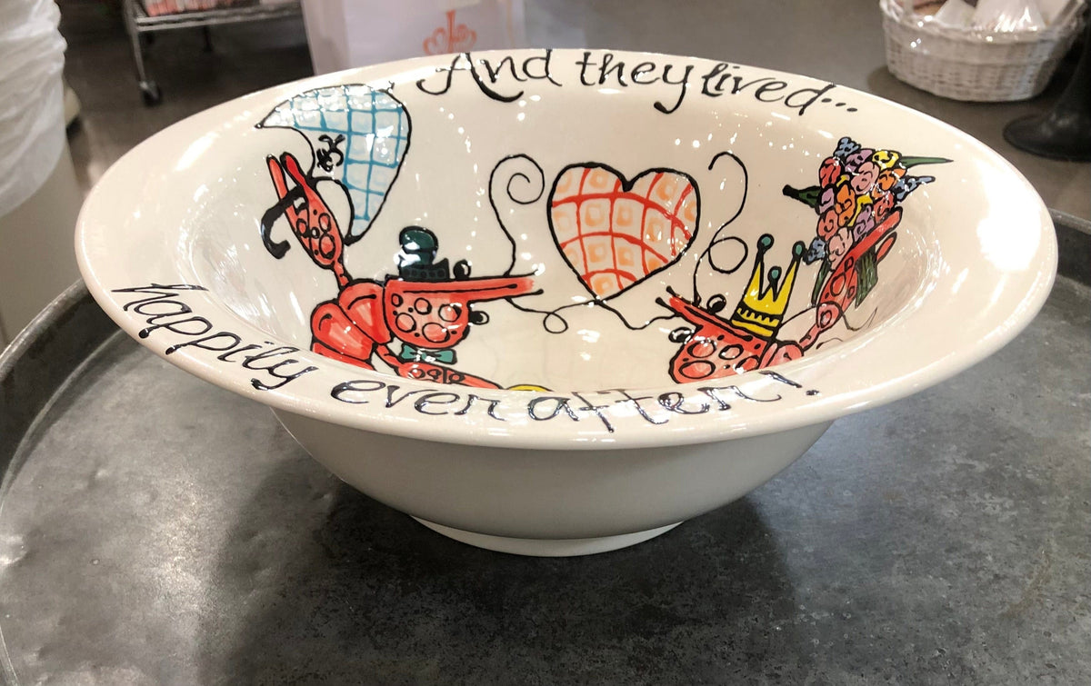 Jan Salzer Art Large Crawfish Wedding Bowl - Little Miss Muffin Children & Home