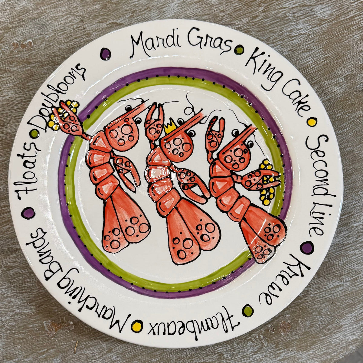 Mardi Gras Crawfish Plate