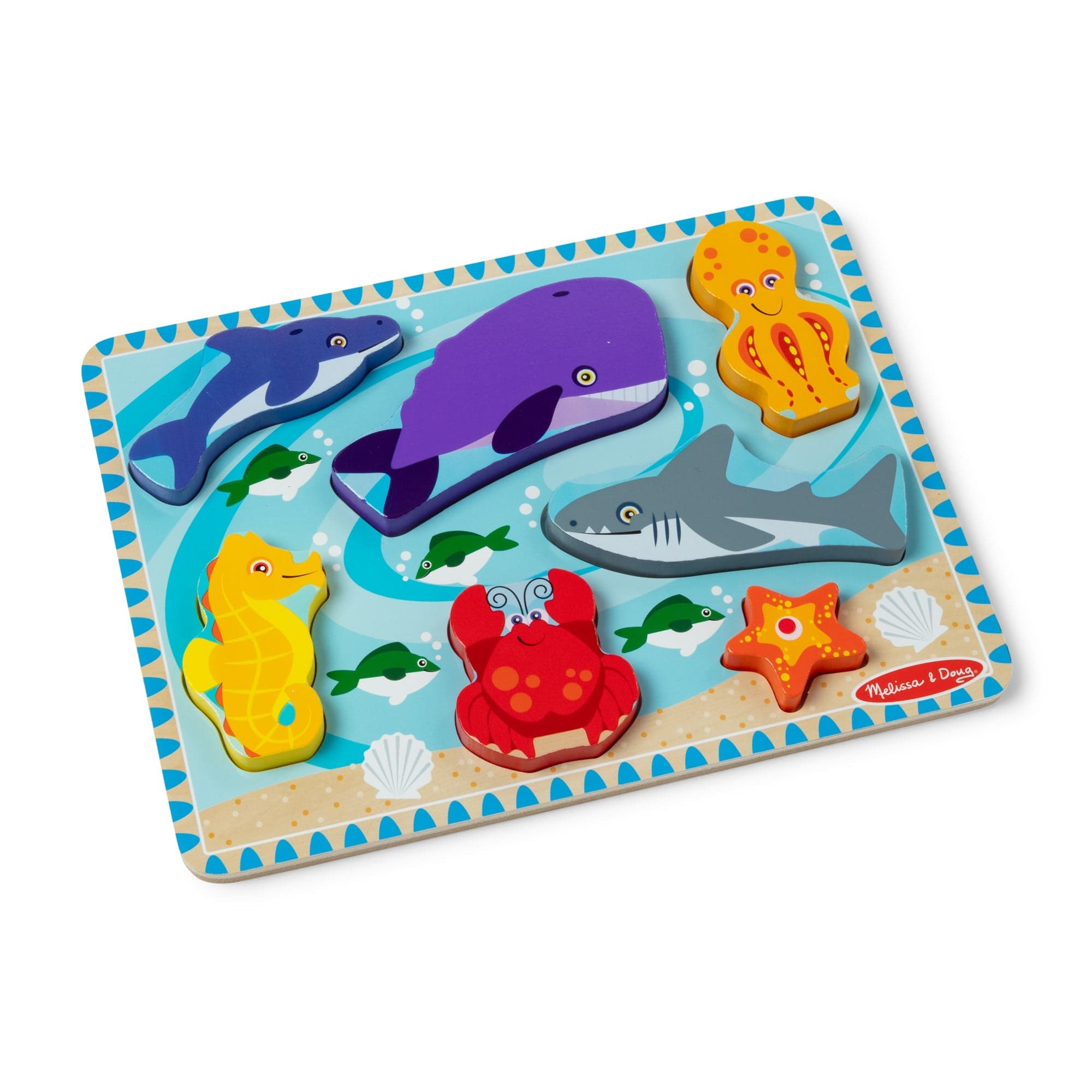 Melissa & Doug Melissa & Doug Sea Life Chunky Puzzle - Little Miss Muffin Children & Home