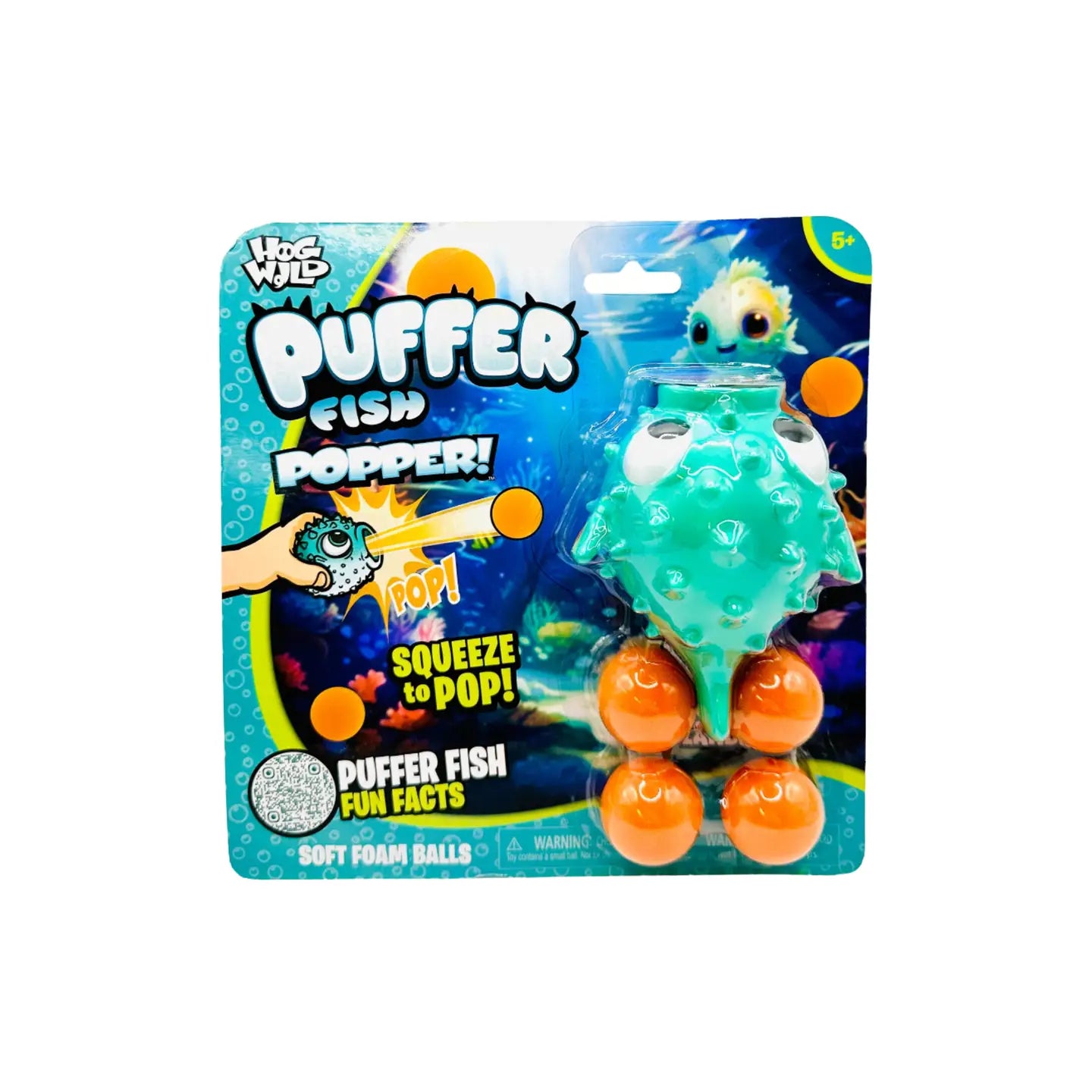 Puffer Fish Popper Foam Ball Blaster