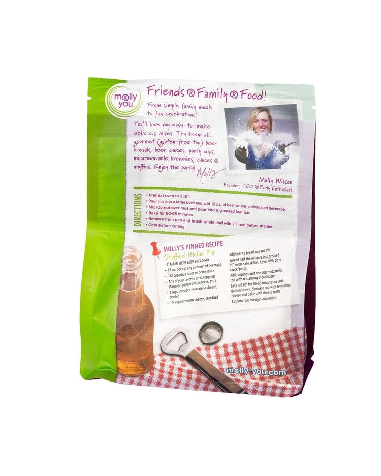 Molly & You Molly & You Italian Herb Beer Bread Mix - Little Miss Muffin Children & Home