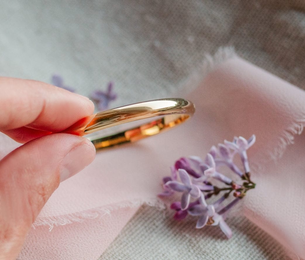 Cherished Moments Gold Classic Bangle - Little Miss Muffin Children & Home