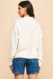 Pinch Collared Long Sleeve Sweater