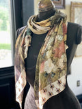 Market of Stars I Dream in Flowers Bohemian Scarf with Bees