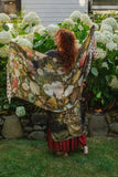 Market of Stars I Dream in Flowers Bohemian Scarf with Bees