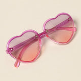 Fashion City Kid's Heart Shaped Gradient Sunglasses