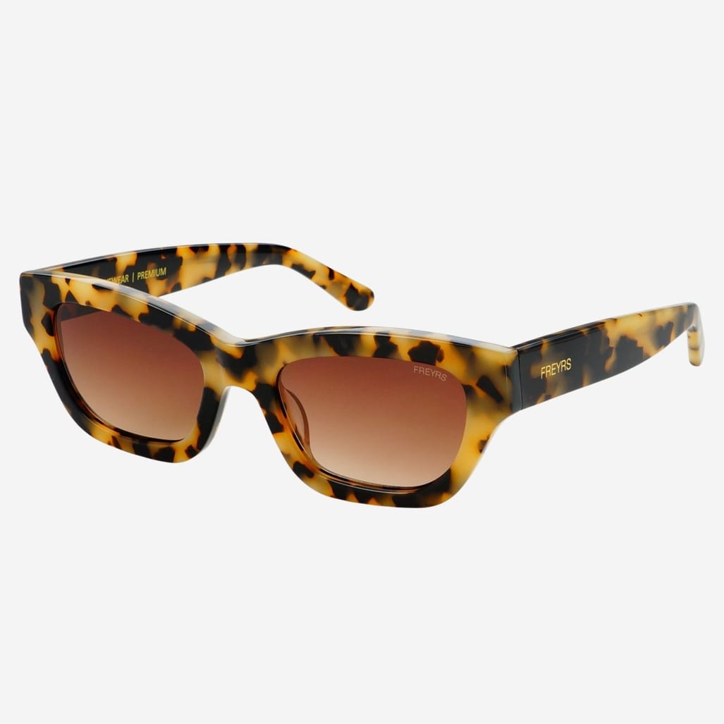 Aurora Acetate Cat Eye Sunglasses Milky Tortoise