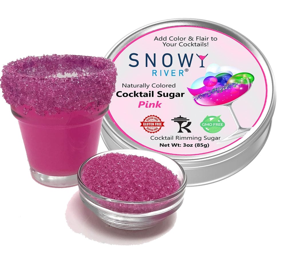 Ultimate Baker Ultimate Baker Snowy River Pink Cocktail Rimming Sugar 3oz Gift Tin - Little Miss Muffin Children & Home