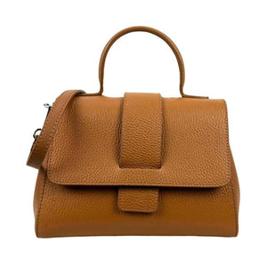 Chenson & Gorett Chenson & Gorett Italian Leather Top Handle Briefcase Bag in Camel - Little Miss Muffin Children & Home