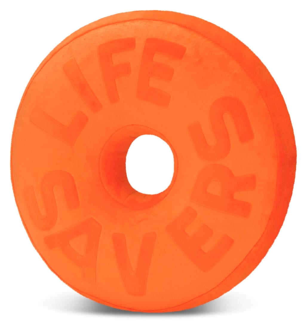 iScream Lifesavers Orange Plush - Little Miss Muffin Children & Home