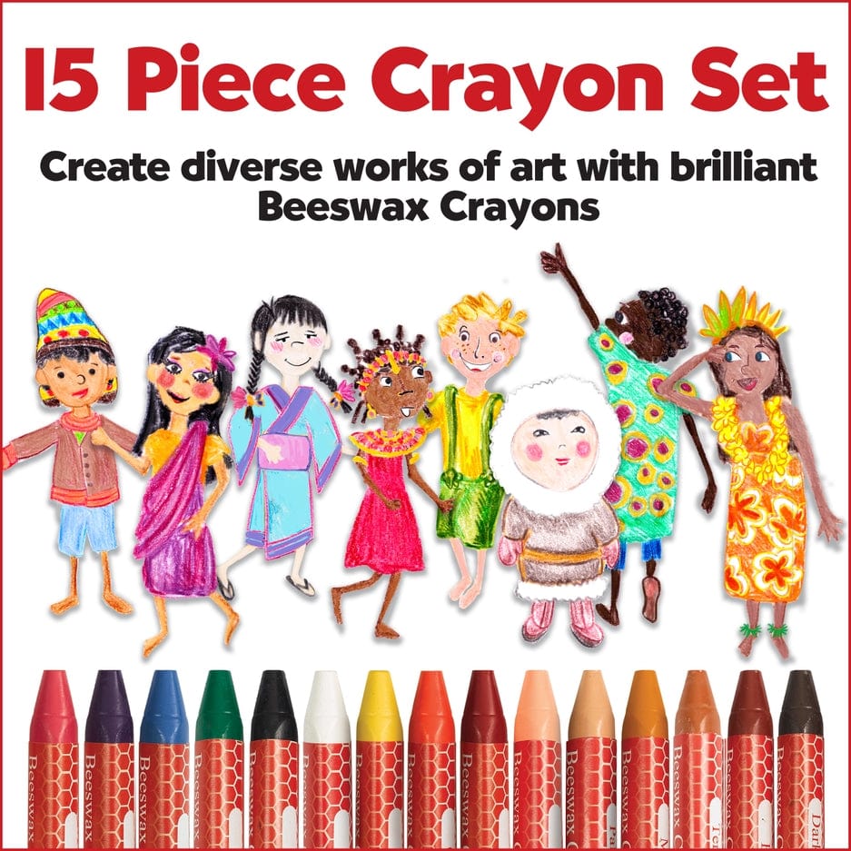 Faber Castell Faber Castell World Colors - 15ct Beeswax Crayons - Little Miss Muffin Children & Home