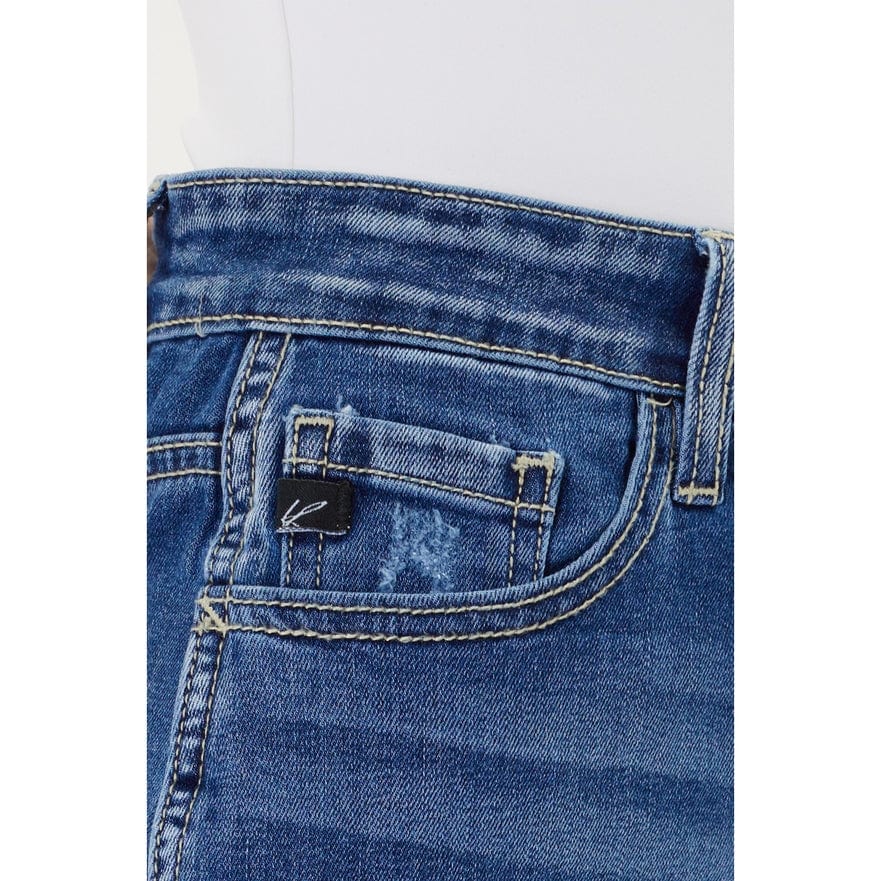 Kancan Kancan Button Fly Midi Denim Skirt - Little Miss Muffin Children & Home