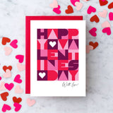 Design with Heart Design with Heart "Mod Love" Valentine's Day Greeting Card - Little Miss Muffin Children & Home