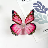 The Diva Soap The Diva Soap Acetate Large Butterfly Hair Clip Animal Claw Clip in Dark Pink - Little Miss Muffin Children & Home