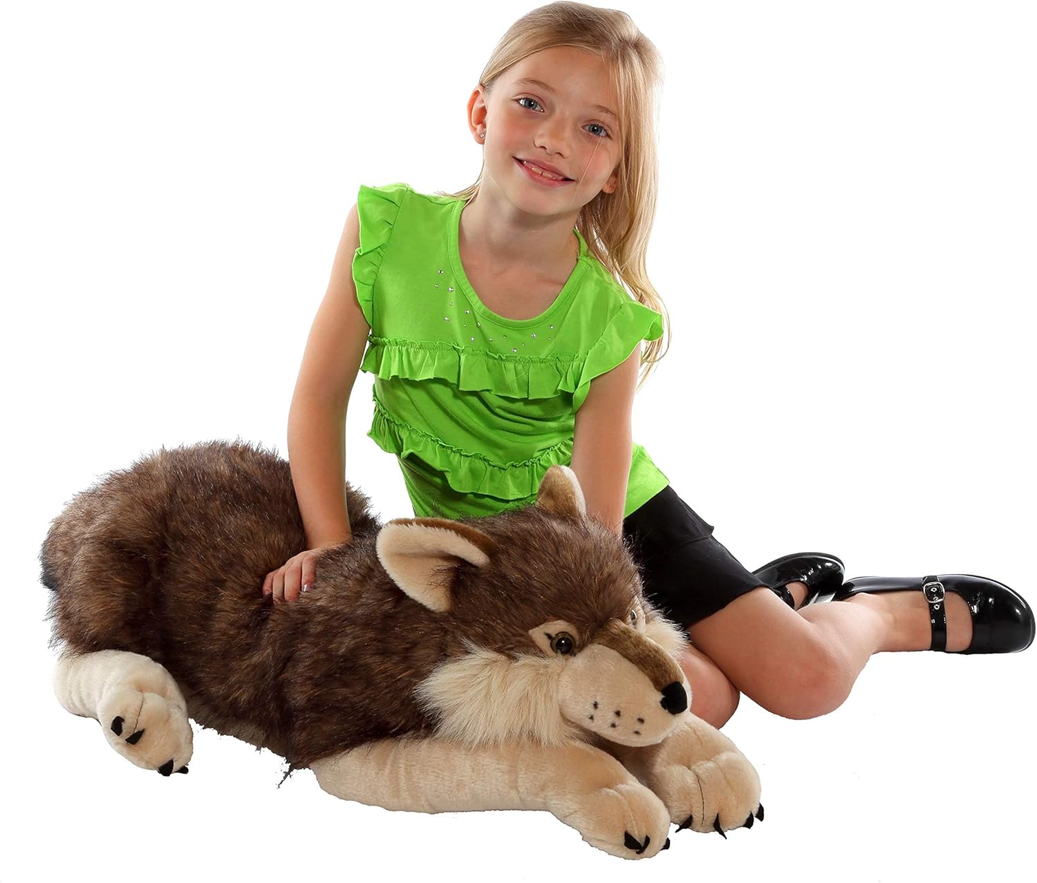 Wild Republic Cuddlekins Jumbo Wolf - Little Miss Muffin Children & Home