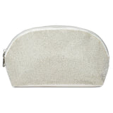 iScream White Crystal Oval Cosmetic Bag