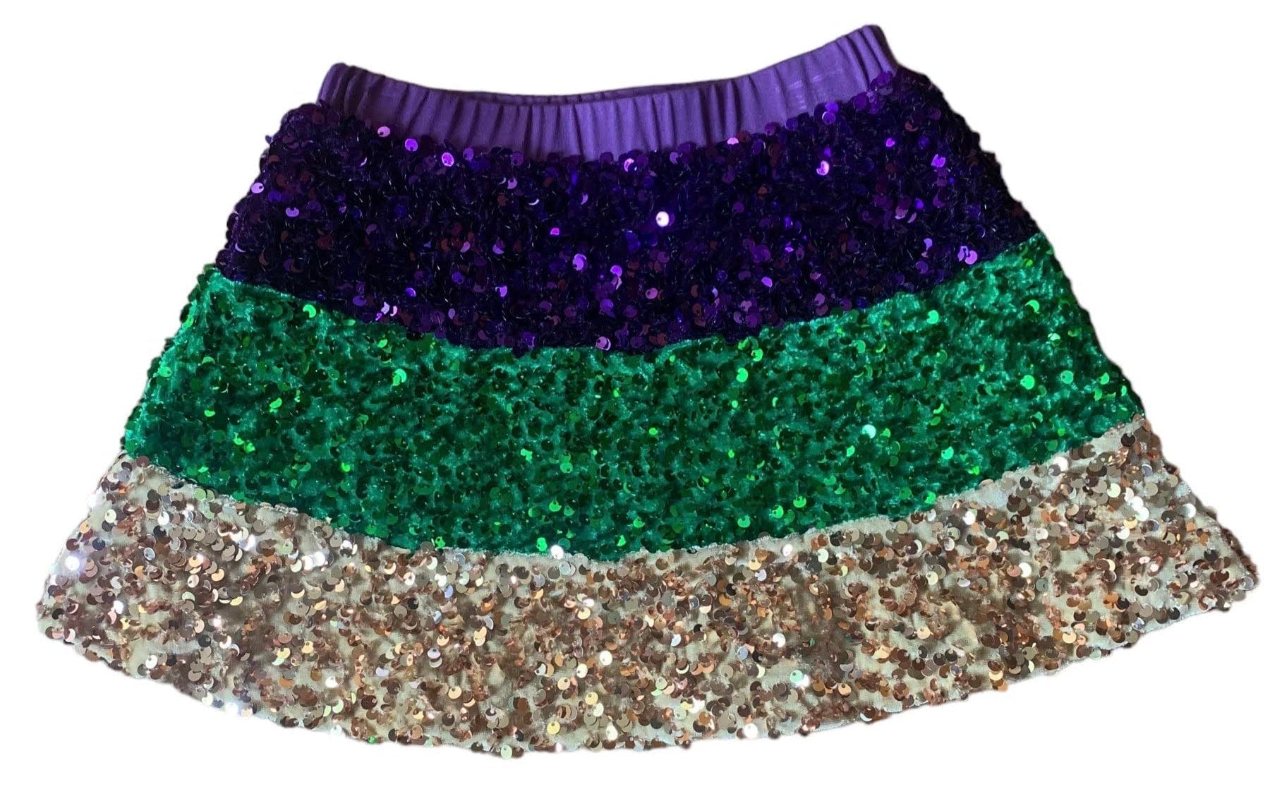 Lulu Bebe Lulu Bebe Mardi Gras Sequin Skort - Little Miss Muffin Children & Home
