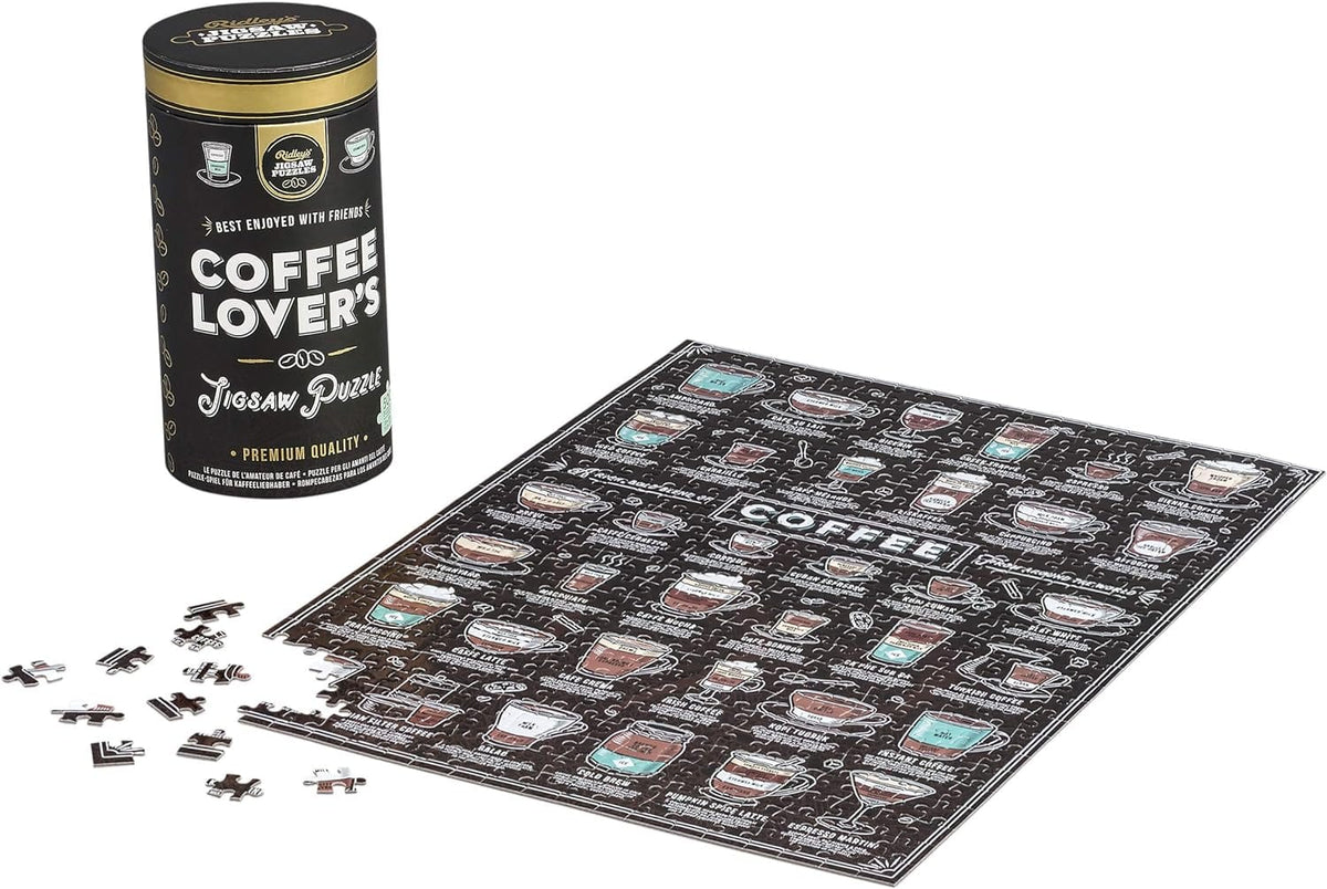 Hachette Book Group Coffee Lover's 500 Piece Jigsaw Puzzle in Canister - Little Miss Muffin Children & Home