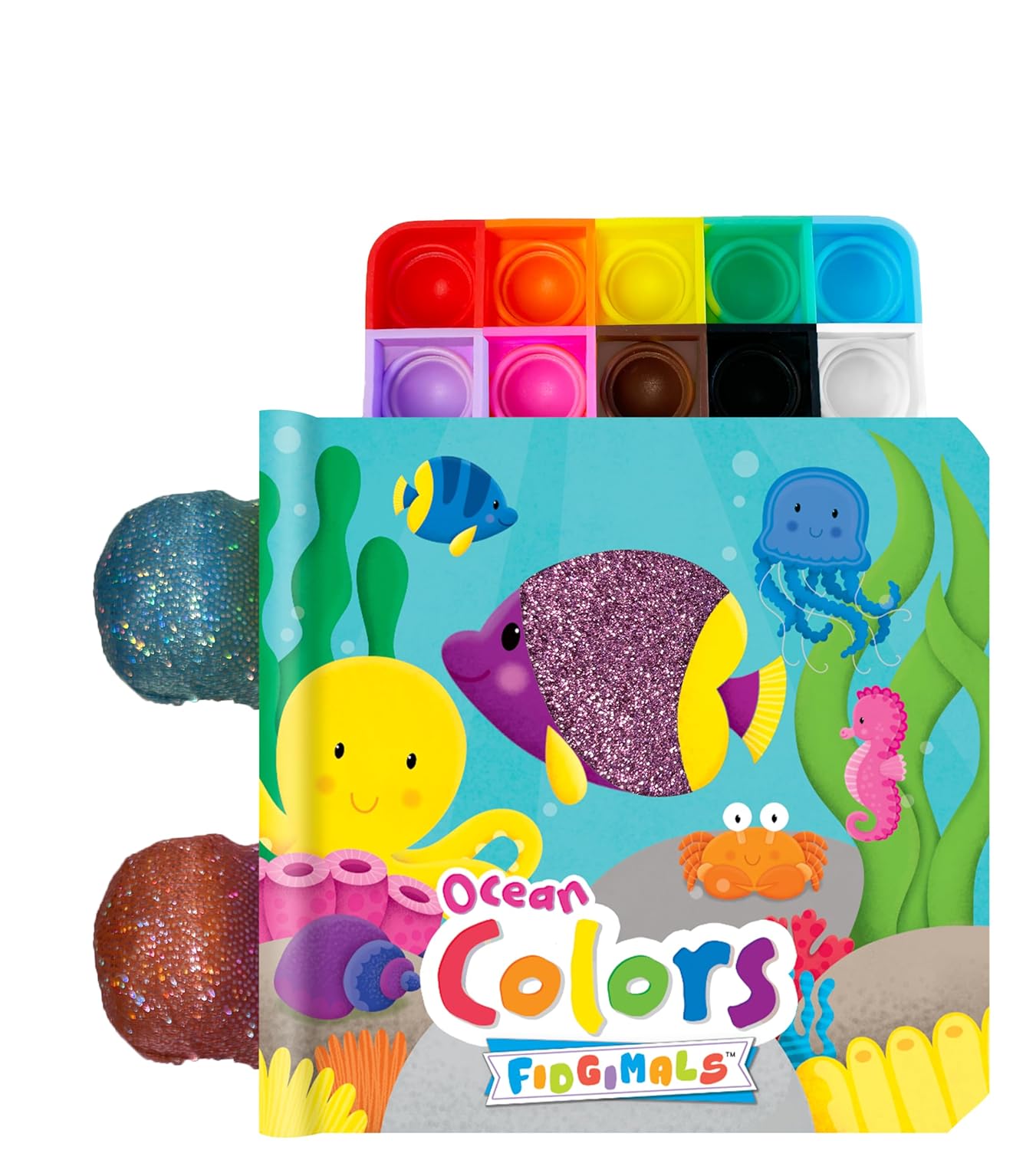 Little Hippo Books Ocean Colors - Sensory Fidget Toy - Little Miss Muffin Children & Home