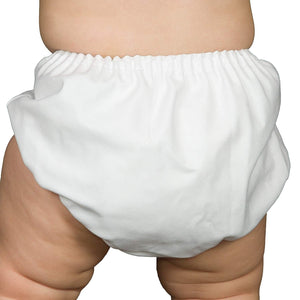 New Icm New ICM White Diaper Cover - Little Miss Muffin Children & Home