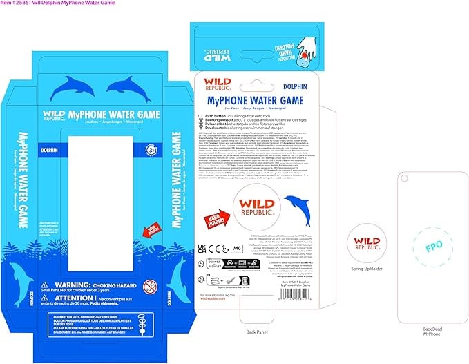 Wild Republic Myphone Water Game Dolphin - Little Miss Muffin Children & Home