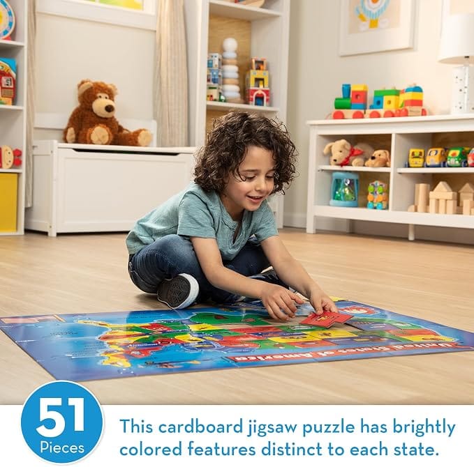 Map 51pc Floor Puzzle