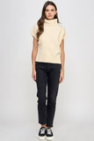 Ellison Sleeveless Turtle Neck Sweater