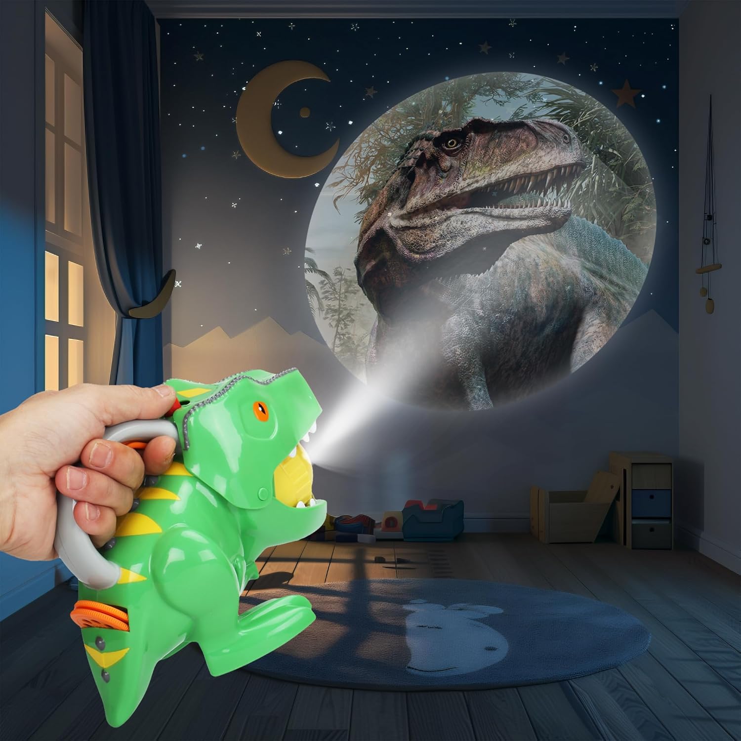 Kid Galaxy Kid Galaxy Flashlight & Projector - Dino - Little Miss Muffin Children & Home