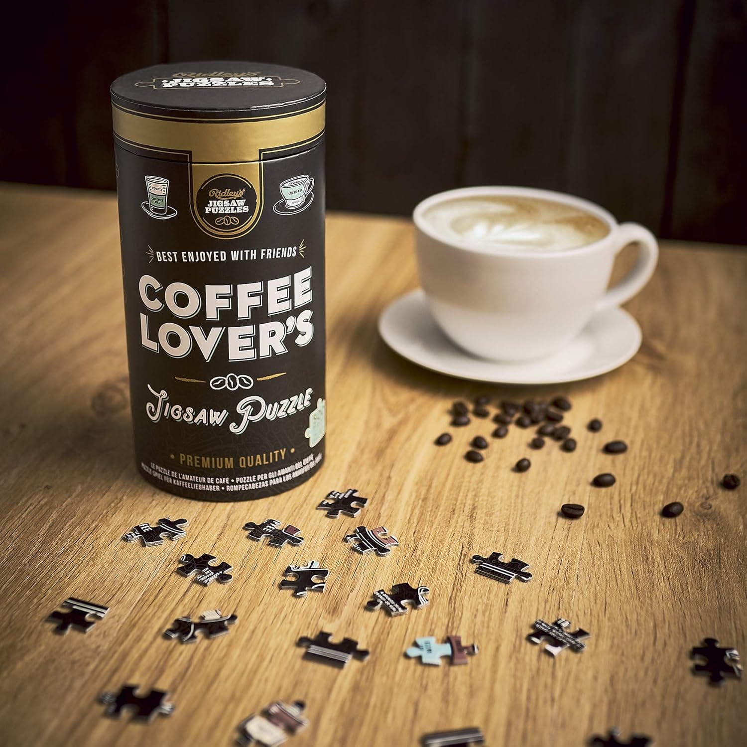 Hachette Book Group Coffee Lover's 500 Piece Jigsaw Puzzle in Canister - Little Miss Muffin Children & Home