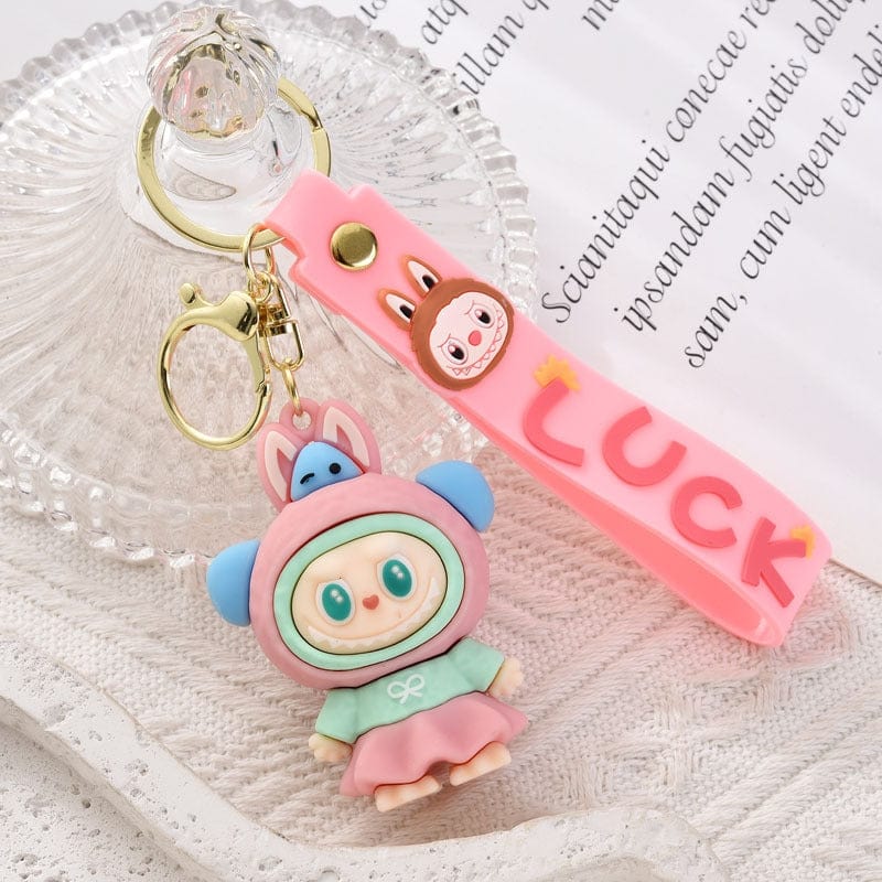 Auraquise Labubu Cute & Quirky Sheep Character Bag Charm Keychain, 4 Styles Available - Little Miss Muffin Children & Home