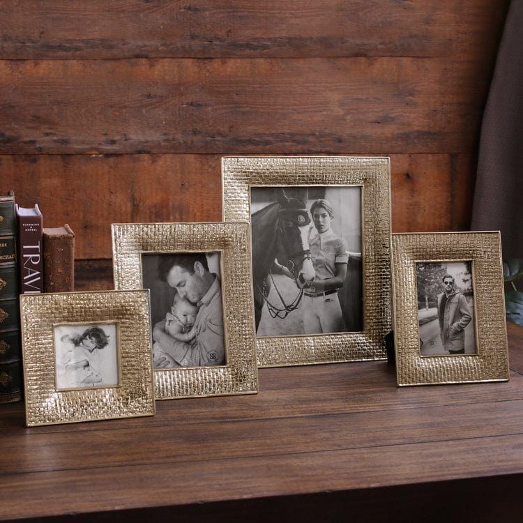 Beatriz Ball Sierra Modern Nassau 4x6 Frame, Gold - Little Miss Muffin Children & Home