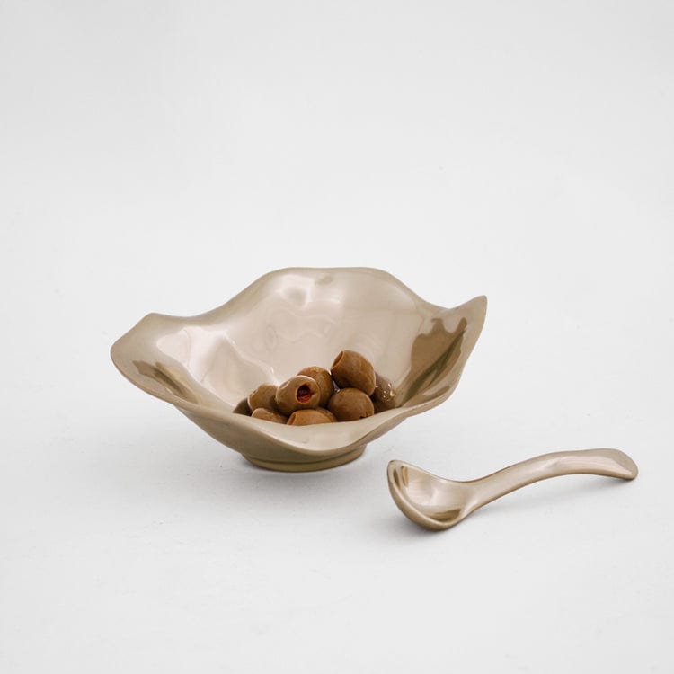 Beatriz Ball Beatriz Ball Sierra Modern Small Oval Bowl with Spoon - Little Miss Muffin Children & Home