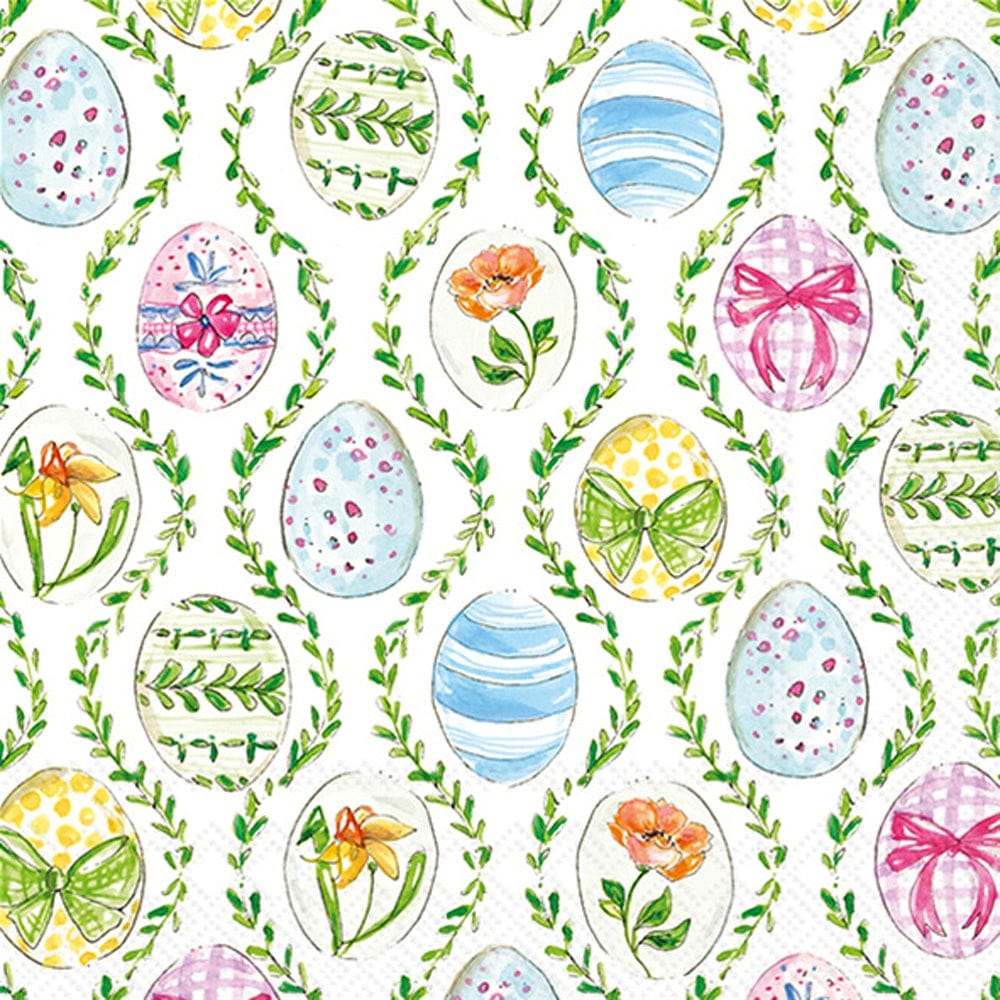 Boston International Inc Rosanne Beck Easter Bunny Eggs Paper Lunch Napkins, 20 Count - Little Miss Muffin Children & Home