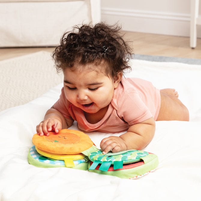 Farmer's Market Tummy Time Plush Roller Toy
