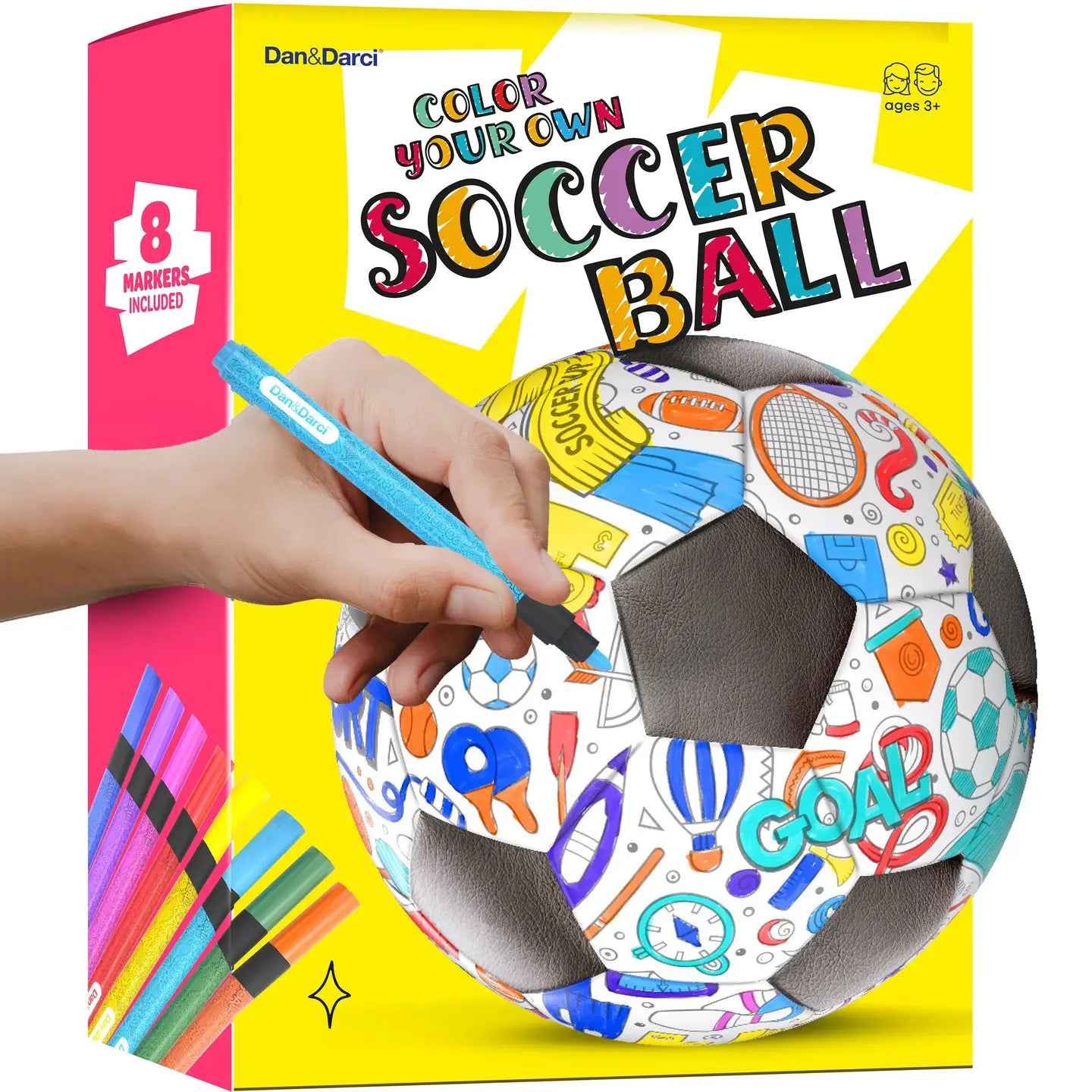Soccer Ball Coloring Kit