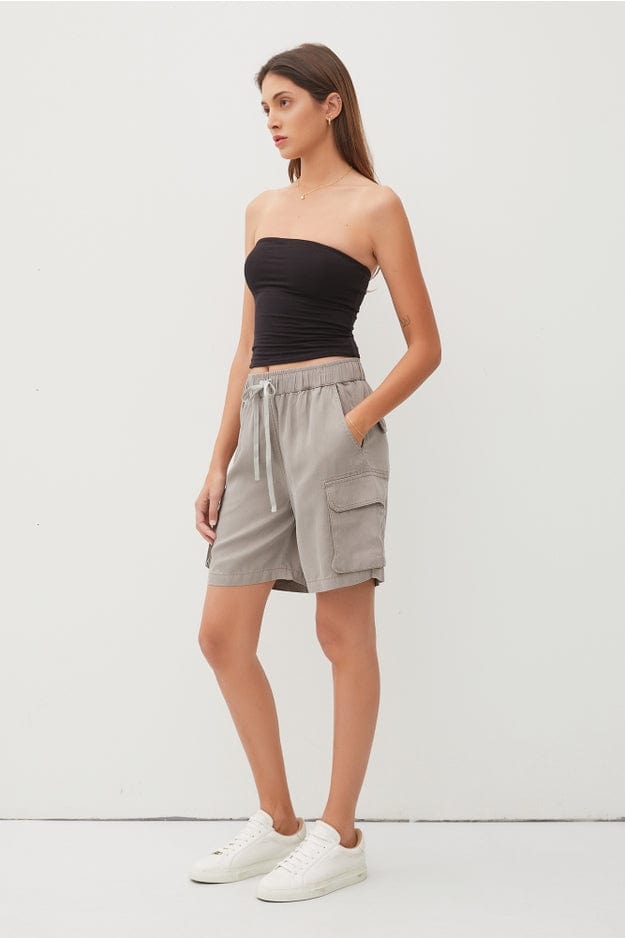 Be Cool Be Cool Tencel Drawstring Cargo Bermuda Shorts - Little Miss Muffin Children & Home