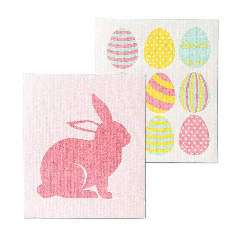 Abbott Abbott Easter Egg & Bunny Dishcloths, Set of 2 - Little Miss Muffin Children & Home