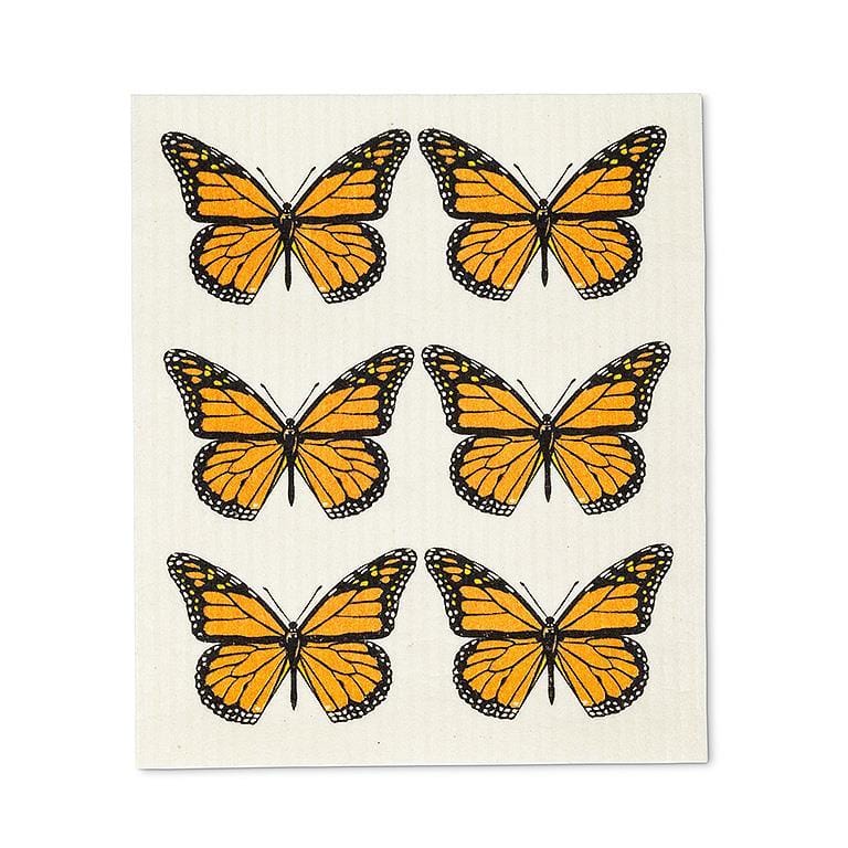Abbott Abbott Monarch Butterfly Dishcloths, Set of 2 - Little Miss Muffin Children & Home