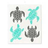 Abbott Abbott Sea Turtles Dishcloths, Set of 2 - Little Miss Muffin Children & Home