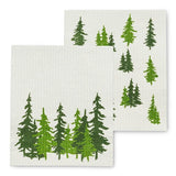 Abbott Abbott Evergreen Forest Dishcloths, Set of 2 - Little Miss Muffin Children & Home