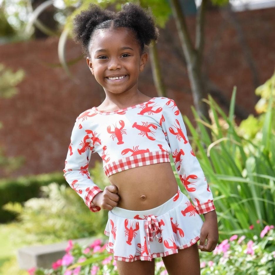 Sugar Bee Clothing Sugar Bee Clothing Crawfish Skirt Bikini - Little Miss Muffin Children & Home