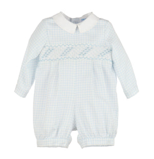 Casero & Associates Casero & Associates Smock Check Boy Bubble - Little Miss Muffin Children & Home