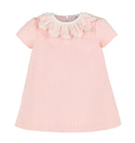 Casero & Associates Luli & Me A-Line Cord Broderie Collar Dress - Little Miss Muffin Children & Home